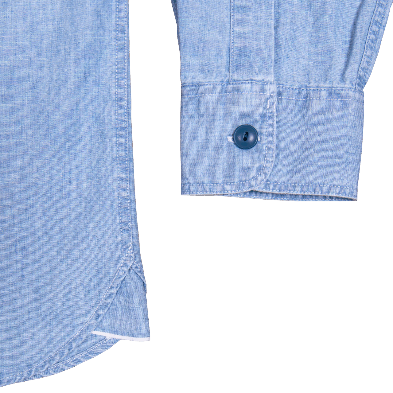Pike Brothers 1940 USN Chambray Shirt Norfolk Blue