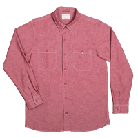 Pike Brothers 1940 USN Chambray Shirt Norfolk Red