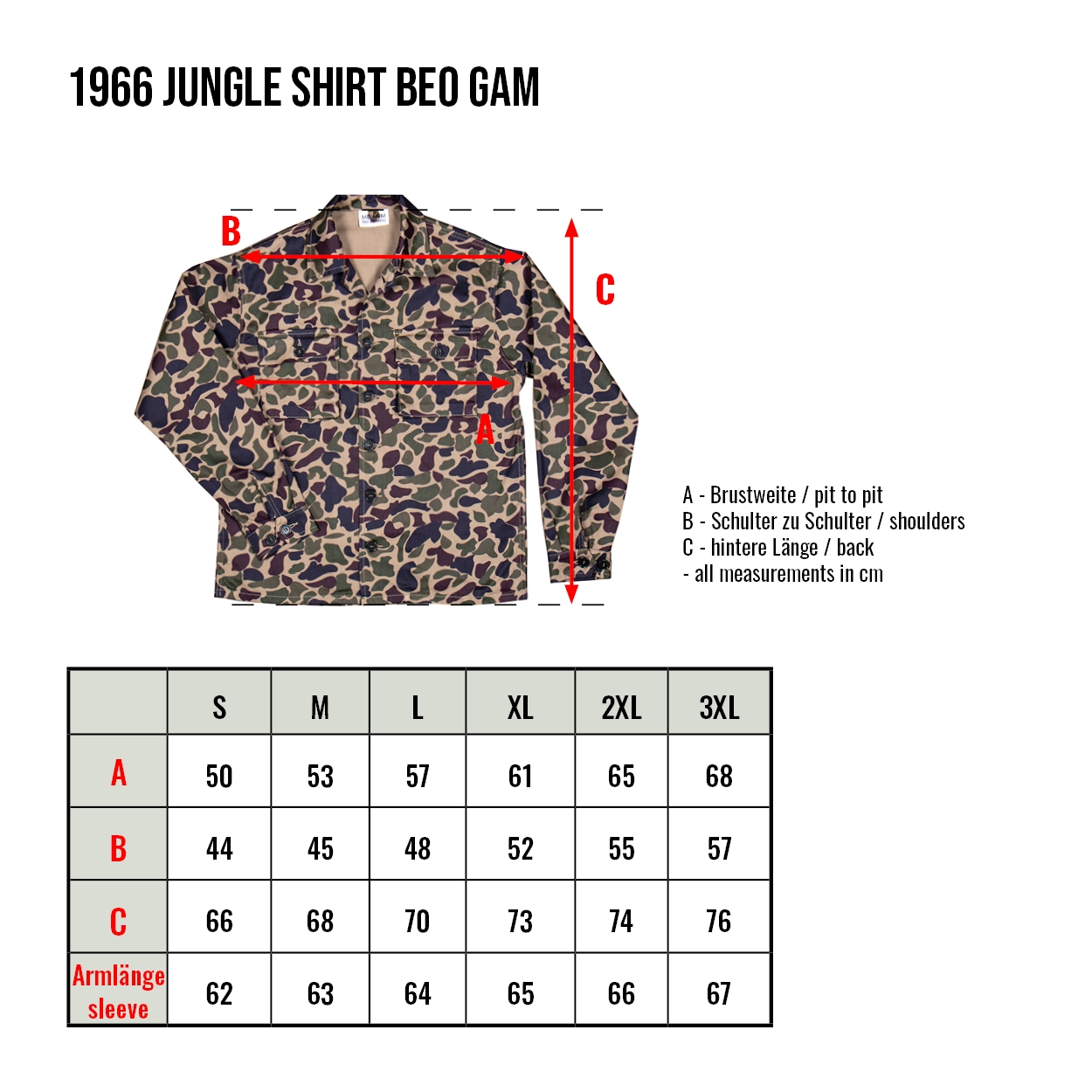 Pike Brothers 1966 Jungle Shirt BEO GAM